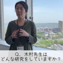 理工学部教員突撃インタビュー！木村先生編